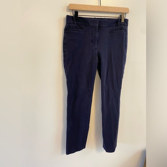 J. Crew Stretch Navy Dress Pants - Size 4 - Picture 2 of 8